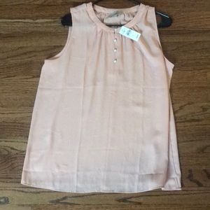Never worn blush pink tank from Loft outlet